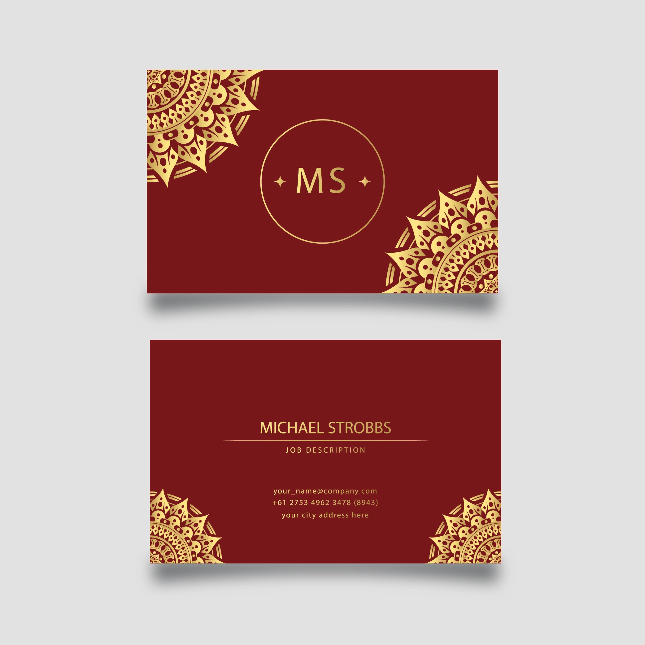 Gold Foil Red 1